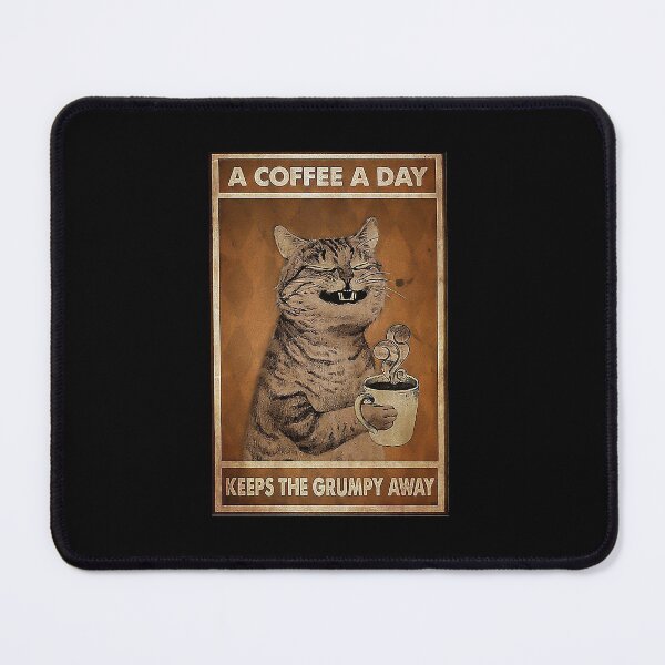 Item preview, A Coffee A Day Keep The Grumpy Away Cat Lover designed and sold by Delmonico2022.