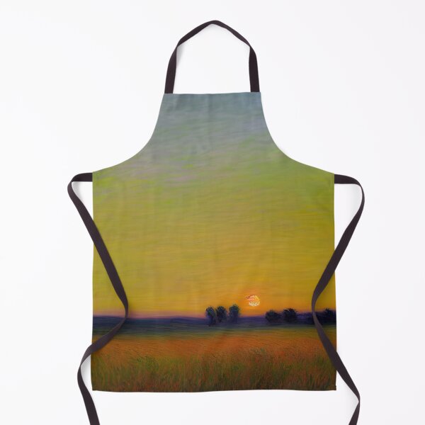Item preview, Impressionist sunset fields designed and sold by imaigine.