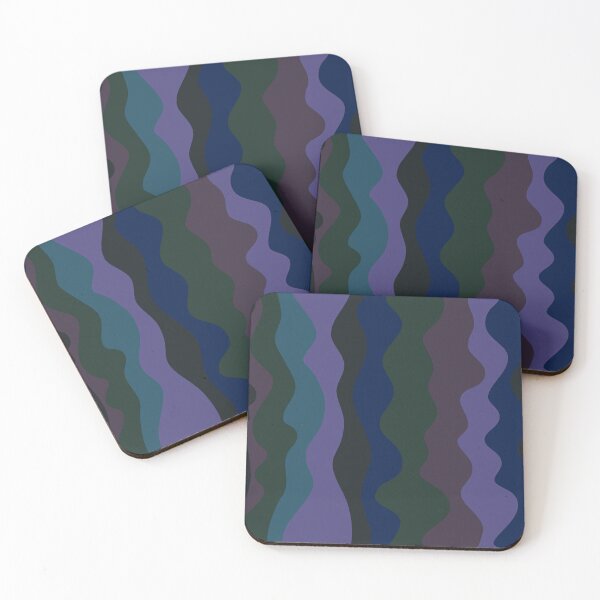 Item preview, Dark wavy pattern with a chilly vibe designed and sold by Blue-Paint.