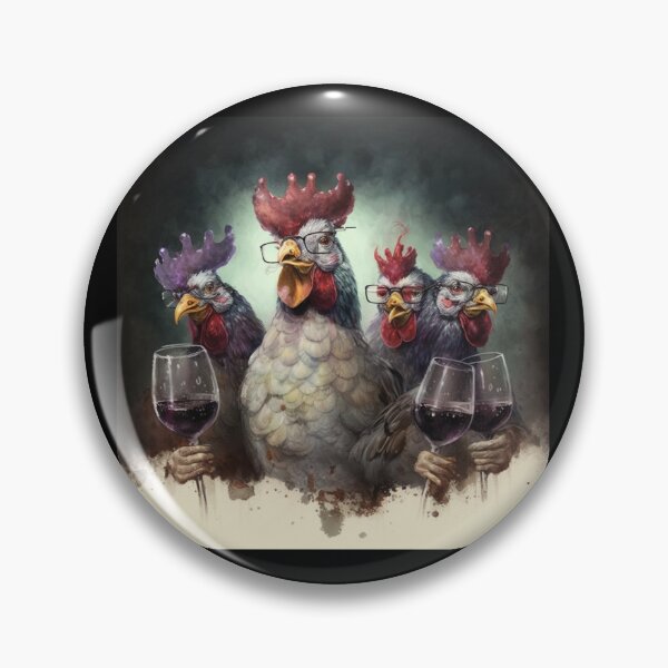 Item preview, chicken wine time v3 designed and sold by PapaMostore.
