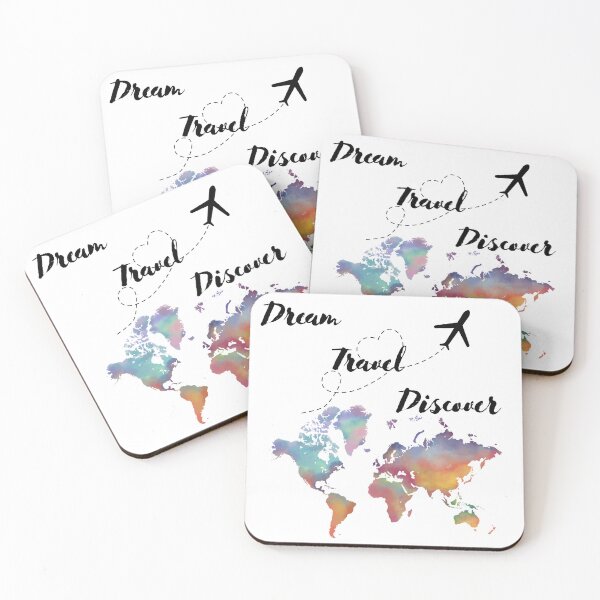 Item preview, Dream, Travel and Discover designed and sold by ConnieVZ.
