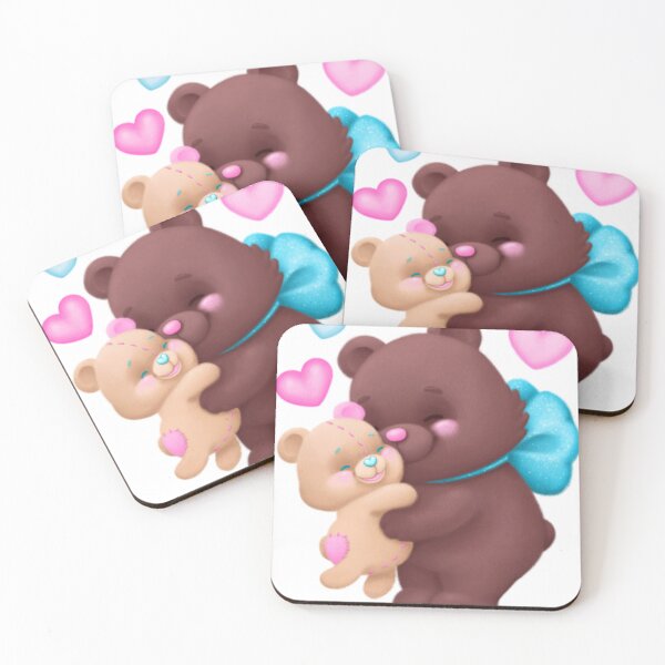 Item preview, A cute bear hugs his little cuddly bear full of love designed and sold by artmeyer.