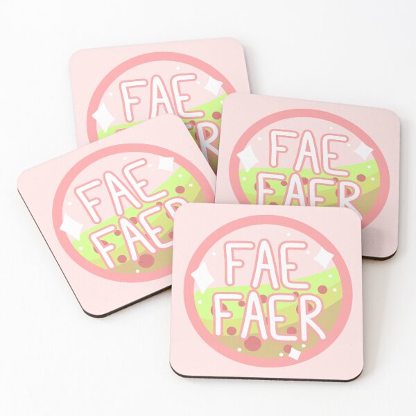 Item preview, boba fae/faer rosa claro y verde pálido designed and sold by pridefrogprints.