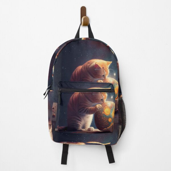 Item preview, The cat is eating the planets on space - cat lover designed and sold by SameeraDammeyer.