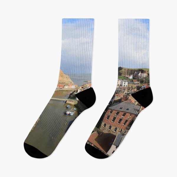 Item preview, Staithes, Panorama, North Yorkshire, England designed and sold by Paul Thompson Photography.