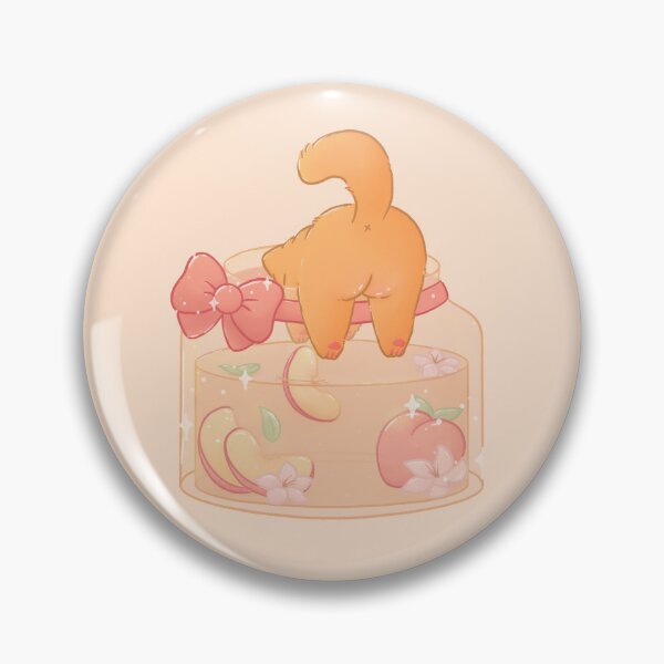 Item preview, Peach Jam Cat designed and sold by LenasScribbles.