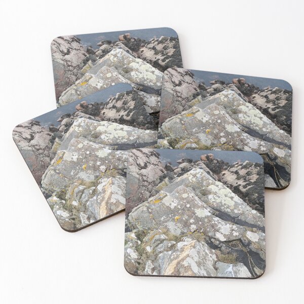 Item preview, Coloured Lichen on Waterfront Stones designed and sold by Sinemathk.