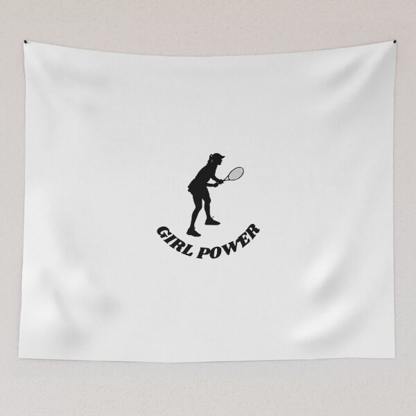 Item preview, Tennis Player Girl Power Inspirational Quote designed and sold by HanaiPrint.