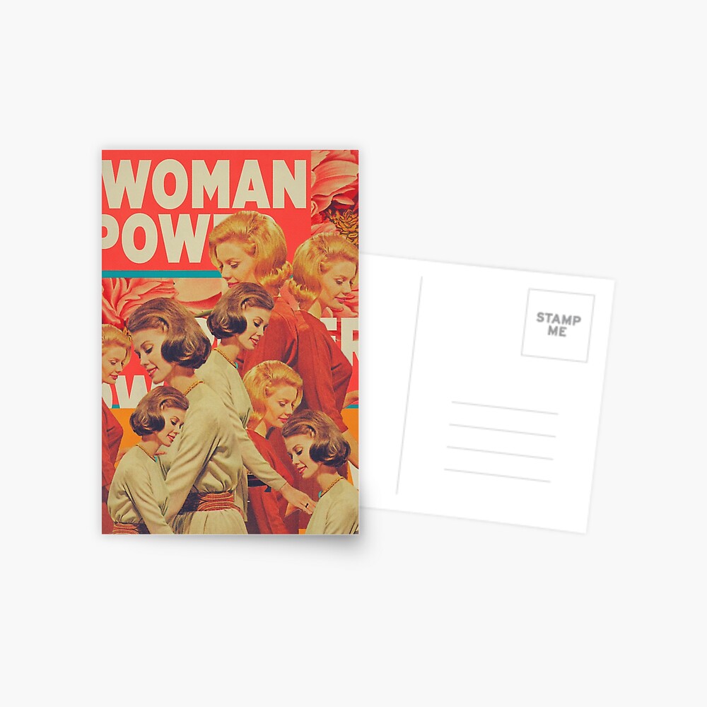 Woman Power Postcard
