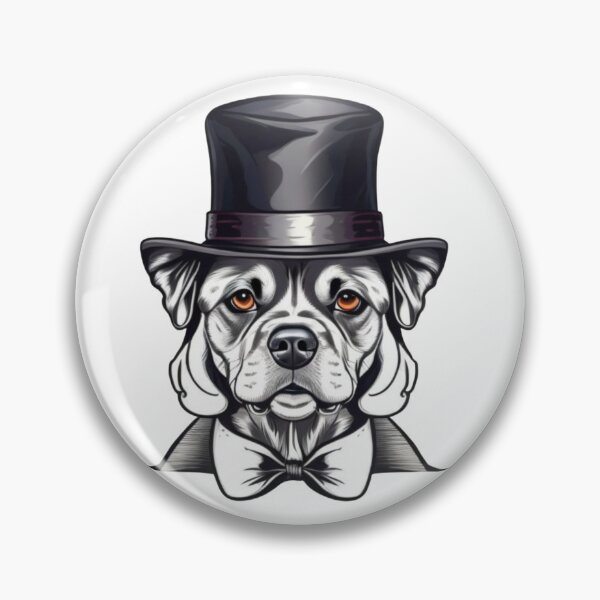 Item preview, Obras de arte de perros con sombreros de moda para una apariencia moderna designed and sold by MediaPOX.
