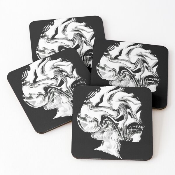 Item preview, Thought patterns in black and white designed and sold by AnnabellaRh.
