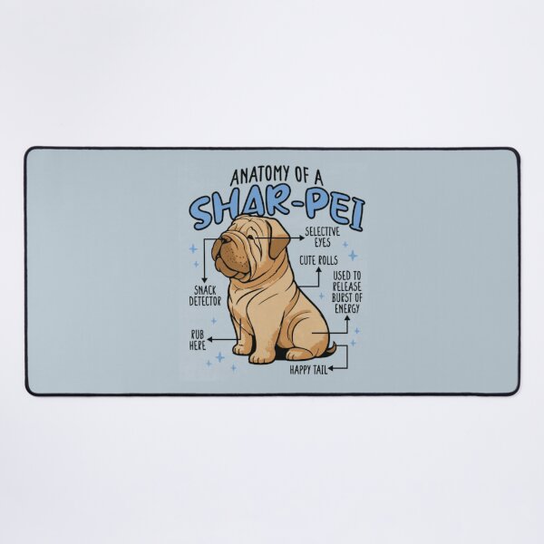 Item preview, Anatomy of a Shar-pei designed and sold by Digital-Zoo.