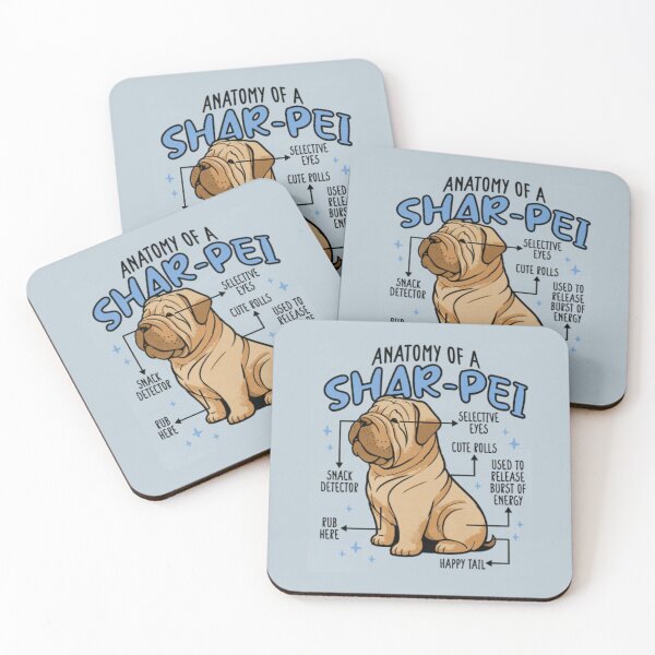 Item preview, Anatomy of a Shar-pei designed and sold by Digital-Zoo.