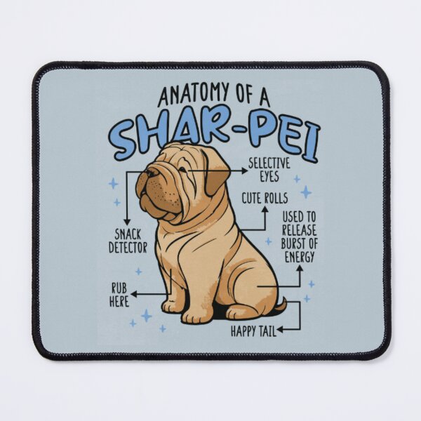 Item preview, Anatomy of a Shar-pei designed and sold by Digital-Zoo.