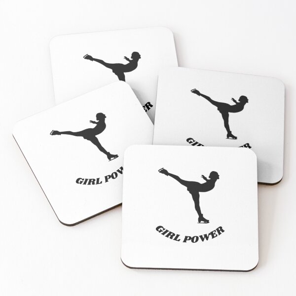 Item preview, Figure Skating Girl Power Inspirational Quote designed and sold by HanaiPrint.