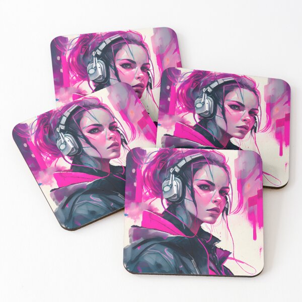 Item preview, Modern CyberPunk Girl  designed and sold by EarthArtAvencha.