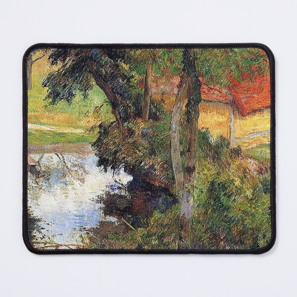 Item preview, Landscape With Red Roof by Paul Gauguin designed and sold by tomorrowsart.
