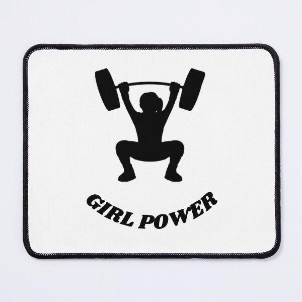 Item preview, Weight Lifting Girl Power Inspirational Quote designed and sold by HanaiPrint.