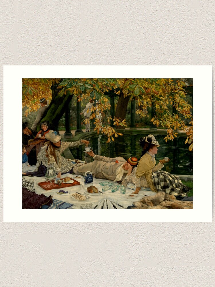 Holyday The Picnic 1876 James Tissot Art Print