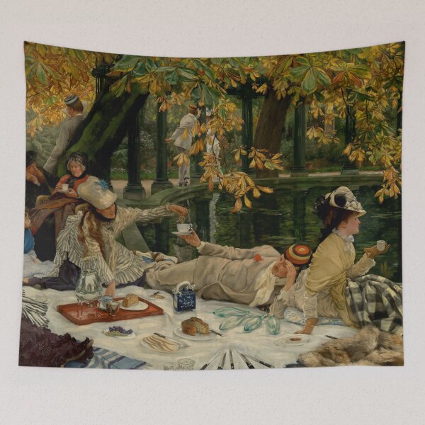 Item preview, Holyday, The Picnic (1876) - James Tissot designed and sold by SALON DES ARTS.