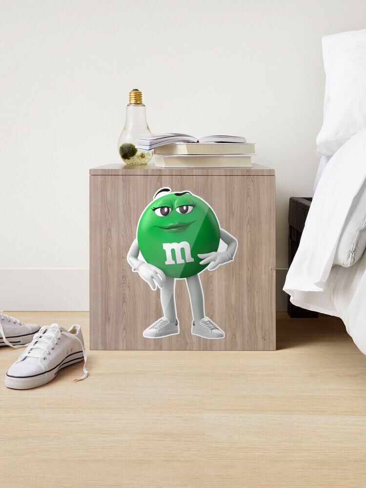 funny m m Green - m and ms Sticker for Sale by Grsifeart