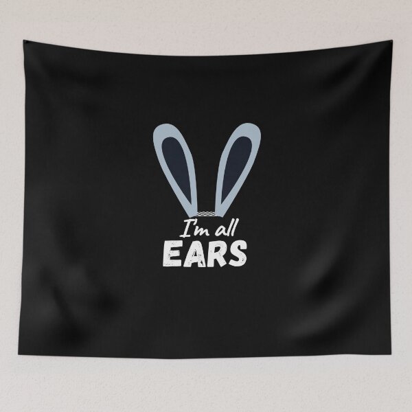 Item preview, Im All Ears Cute Easter Bunny Happy Easter Funny Bunnies Ear Rabbit  designed and sold by CarantinedChaos.