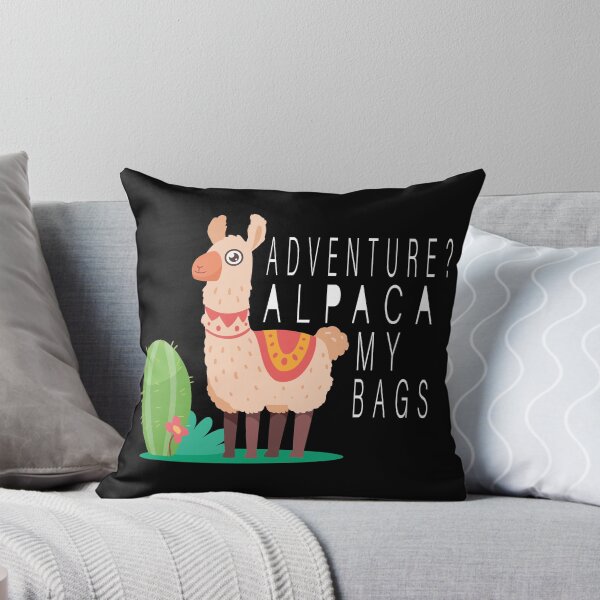 Item preview, Adventure Awaits - Alpaca My Bags  designed and sold by hmgrafi36.