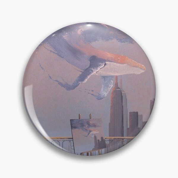 Item preview, Whale in canvas designed and sold by purplewhales.