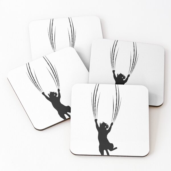 Item preview, Black Cat with Scratches designed and sold by 10YK-Studio.