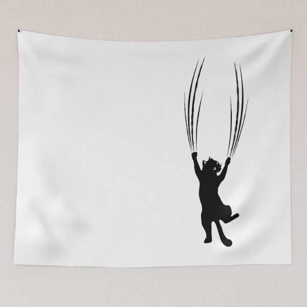 Item preview, Black Cat with Scratches designed and sold by 10YK-Studio.
