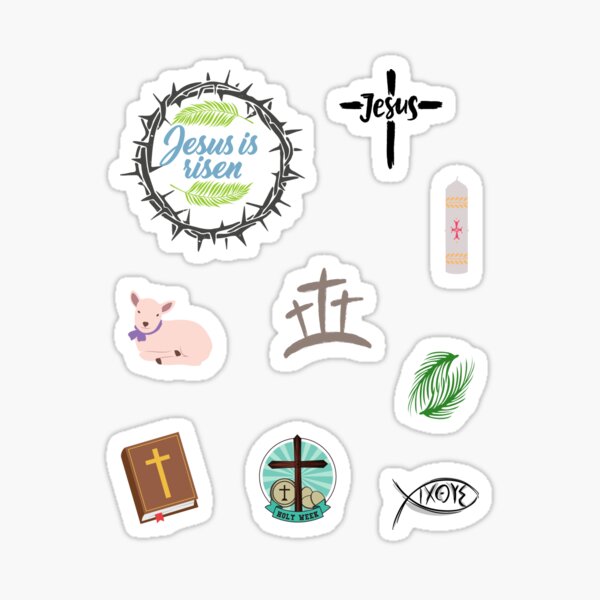 Item preview, Happy Palm Sunday Resurrection Pack, Celebrating Palm Sunday Holy Week, Easter week designed and sold by haRexia.