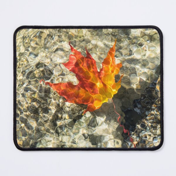 Item preview, Submerged Maple Leaf in Bold Jeweled Pattern designed and sold by Georgia Mizuleva.
