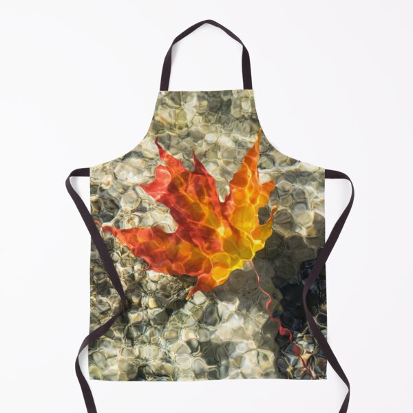 Item preview, Submerged Maple Leaf in Bold Jeweled Pattern designed and sold by Georgia Mizuleva.