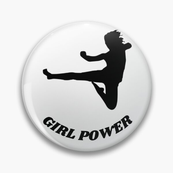 Item preview, Kick Boxing Girl Power Inspirational Quote designed and sold by HanaiPrint.