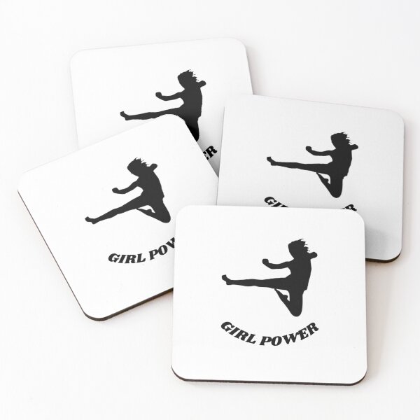 Item preview, Kick Boxing Girl Power Inspirational Quote designed and sold by HanaiPrint.