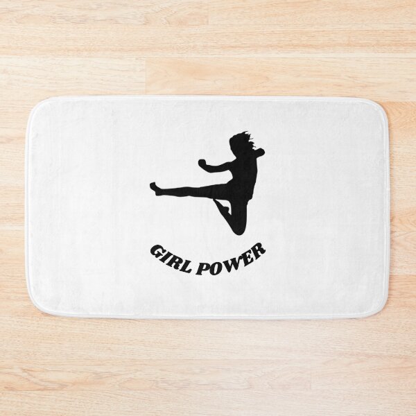 Item preview, Kick Boxing Girl Power Inspirational Quote designed and sold by HanaiPrint.