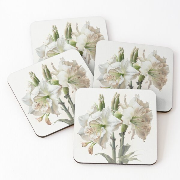 Item preview, White Amaryllis  designed and sold by Vanover Designs.