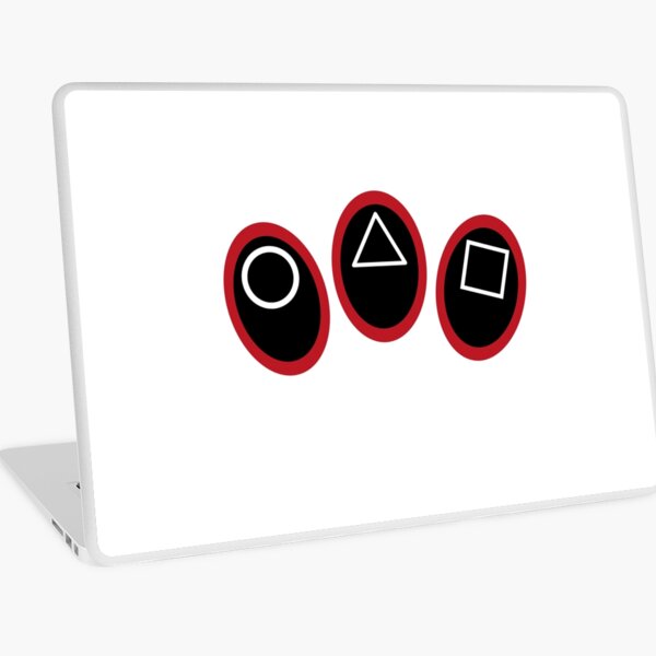 Item preview, Squid Game Circle Triangle Square Face Masks (Red) designed and sold by QOT  Designs.