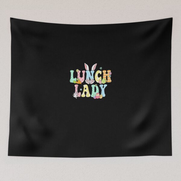 Item preview,  Bunny Lunch Lady Funny Egg Easter Day Floral designed and sold by abdilahe60.