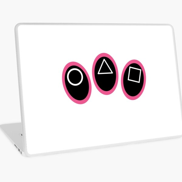 Item preview, Squid Game Circle Triangle Square Face Masks (Pink) designed and sold by QOT  Designs.