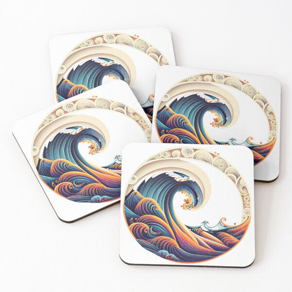 Item preview, Gaia Wave Circle shaped desig, designed and sold by EarthArtAvencha.
