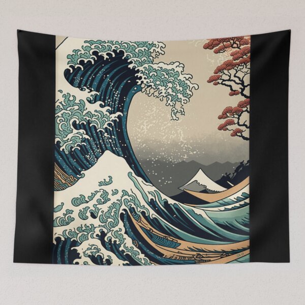 Item preview, The Great Wave of Japan designed and sold by Bird-Forest.