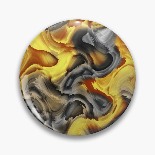 Item preview, Yellow And Grey Abstract Art designed and sold by Ayesha Saleem.