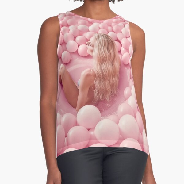 Woman in the ball pool Sleeveless Top