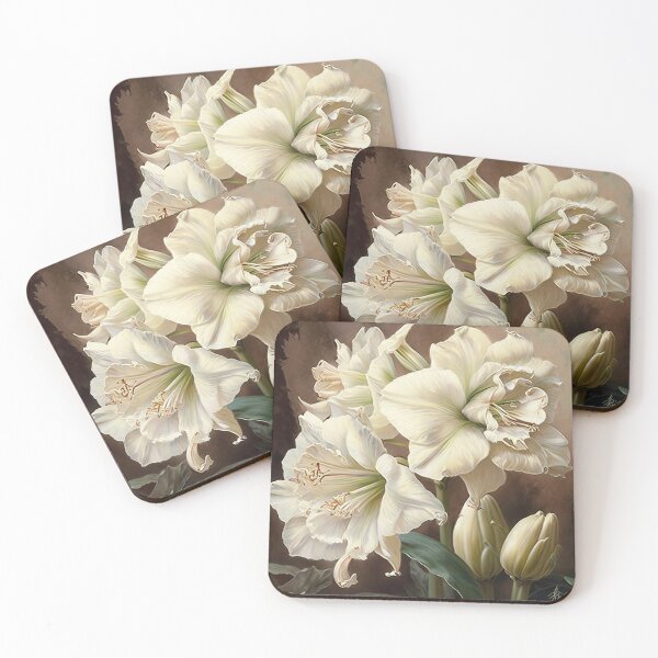 Item preview, White Amaryllis  designed and sold by Vanover Designs.