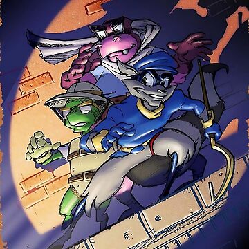 Sly Cooper Wood Print by White Ian - Pixels