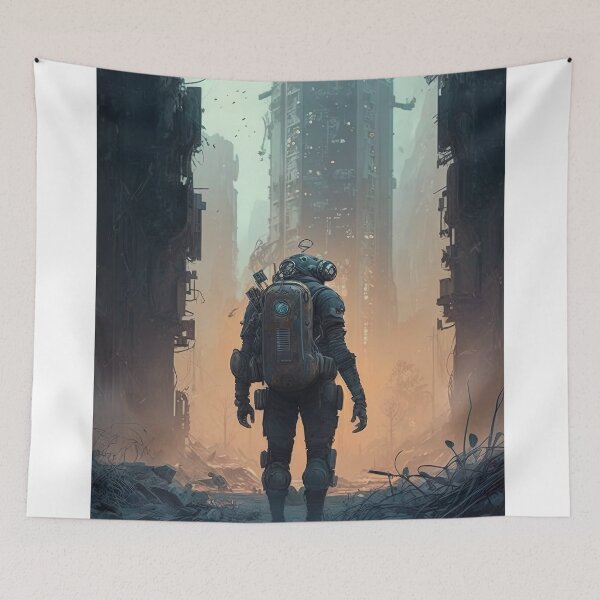Item preview, Apostapocalyptic world where robots took over designed and sold by artyficial-.