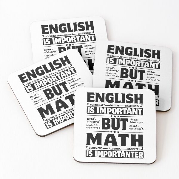 Item preview, English is Important but Math is Importanter Math Lovers designed and sold by 1Designology1.