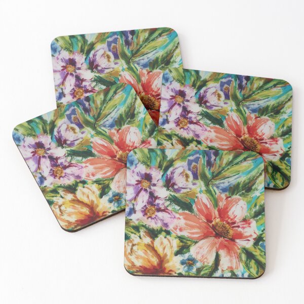Item preview, Floral Batik Abstract designed and sold by Leslie Rogers Todder.