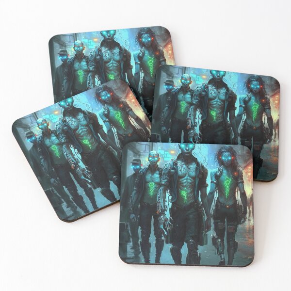 Item preview, band of cyborgs in march designed and sold by artyficial-.